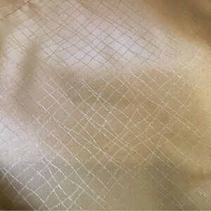 NWOT Set of two pocket rod curtain panels. Abstract textured design in gold.